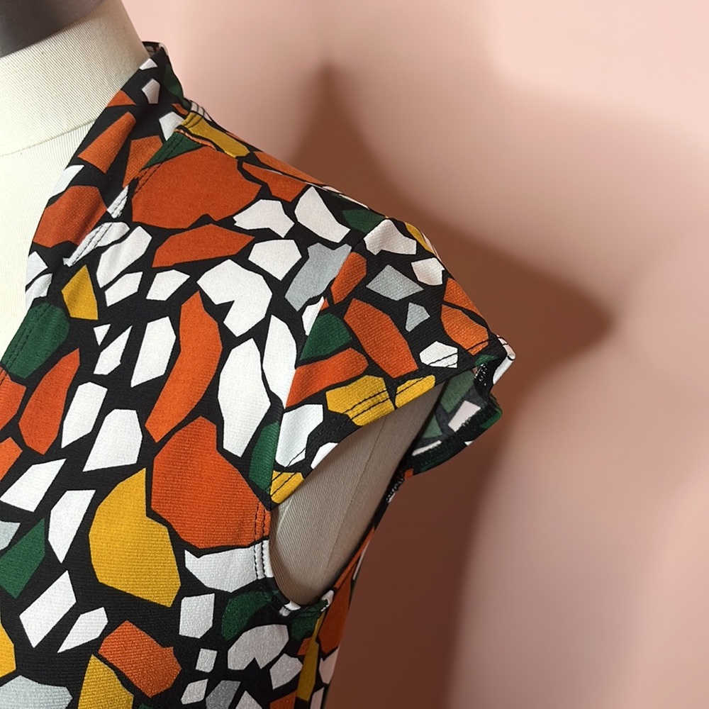 XOXO Multicolored Pattern Blouse - Picture 3 of 6